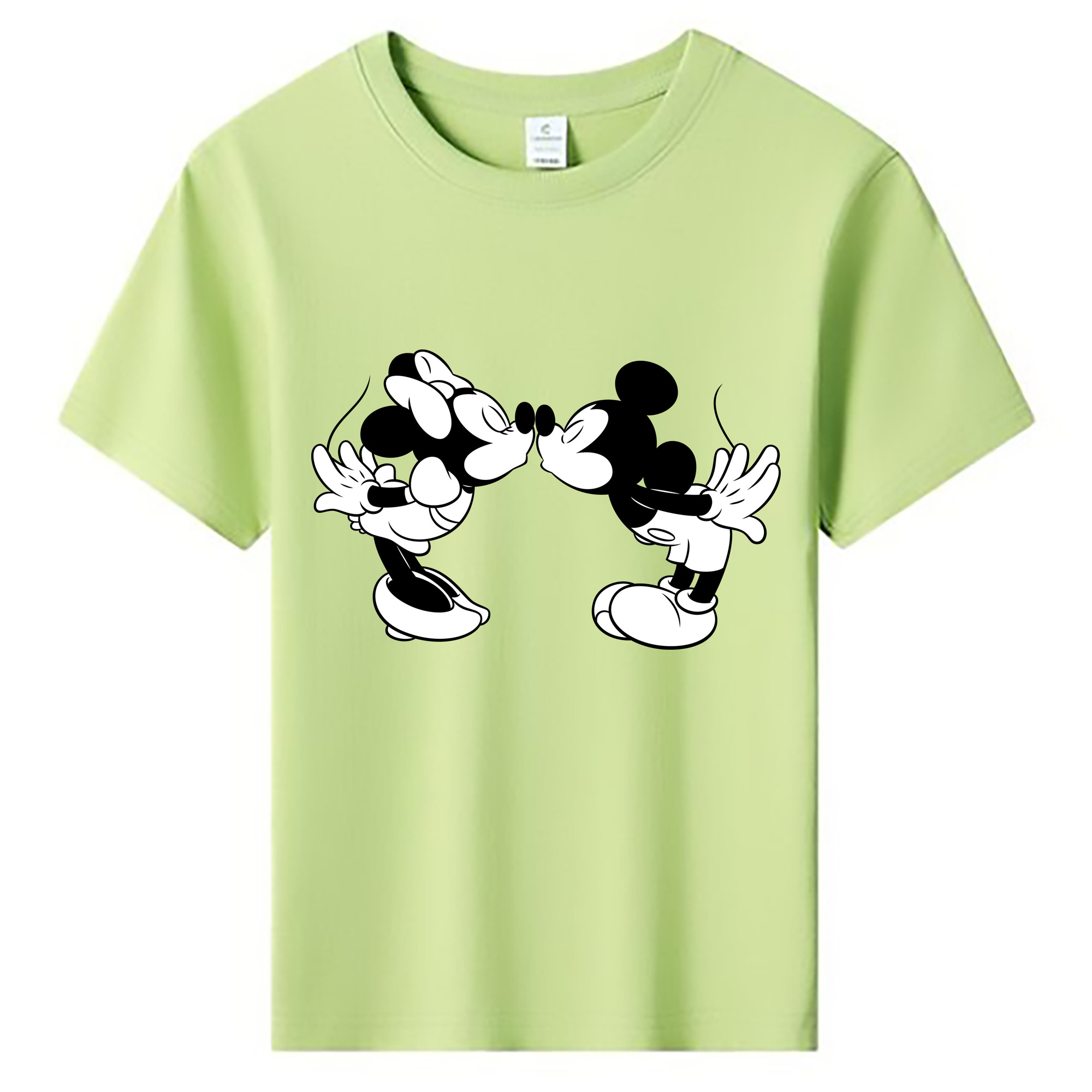 ミッキーマウス Mickey Mouse 綿100％キッズTシャツ（フロントプリント）